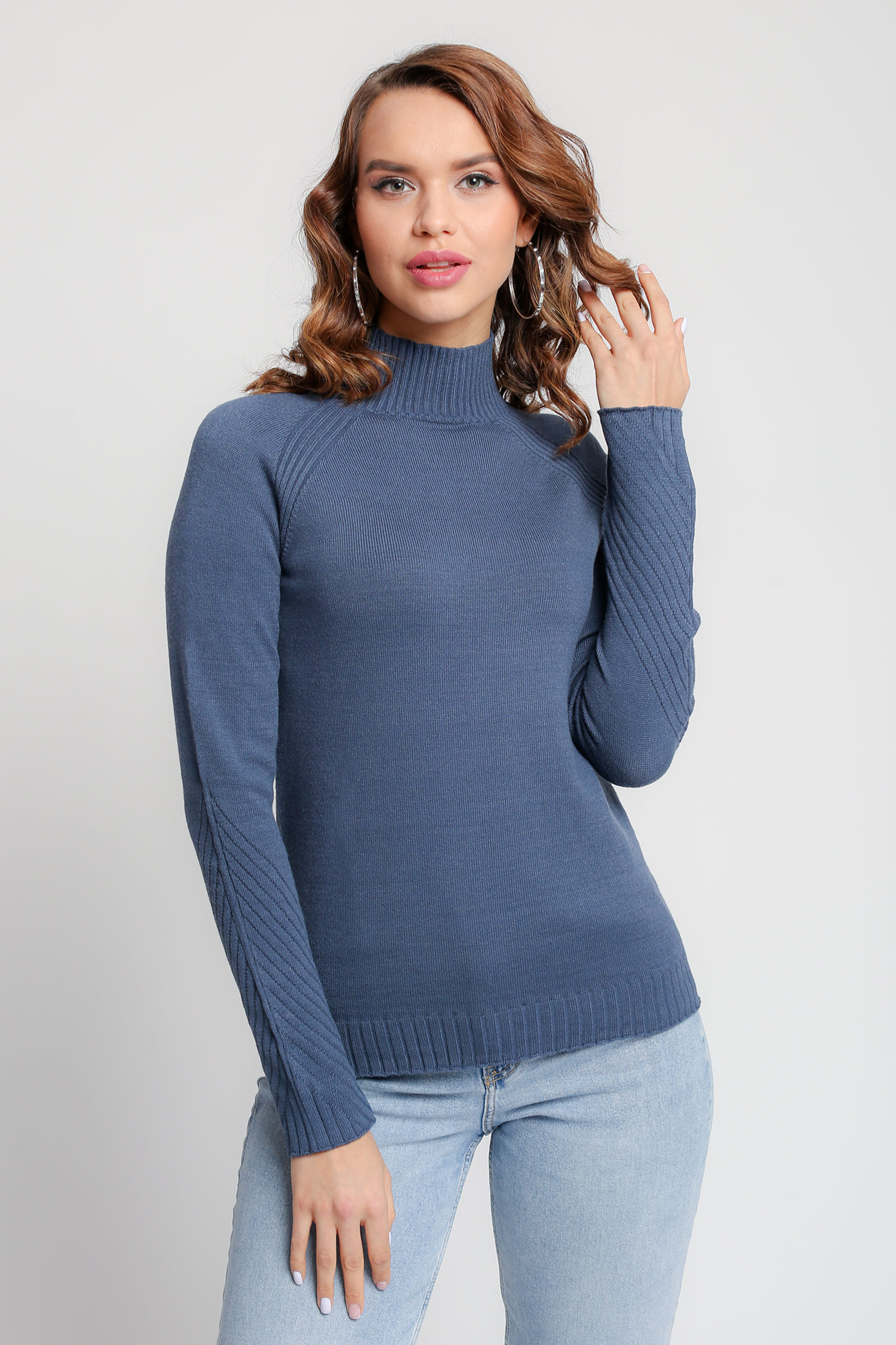 

Джемпер женский LADY STYLE М 16-026 синий 50 RU, М 16-026