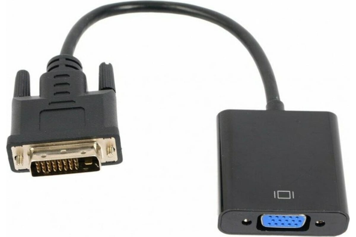 Переходник Cablexpert VGA - DVI A-DVID-VGAF-01 Black