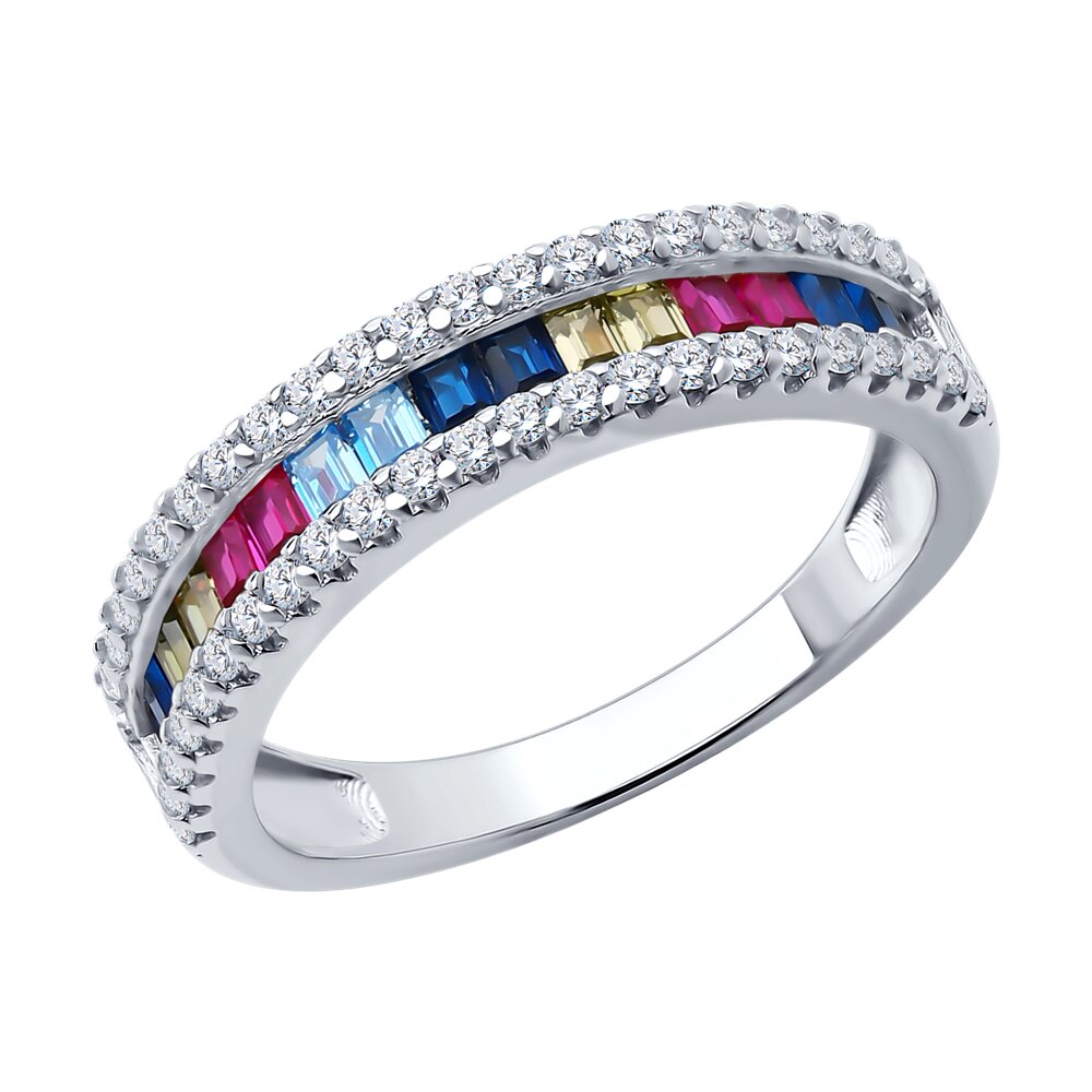 

Кольцо из серебра р. , SOKOLOV 94014113-91, фианит, 94014113-91