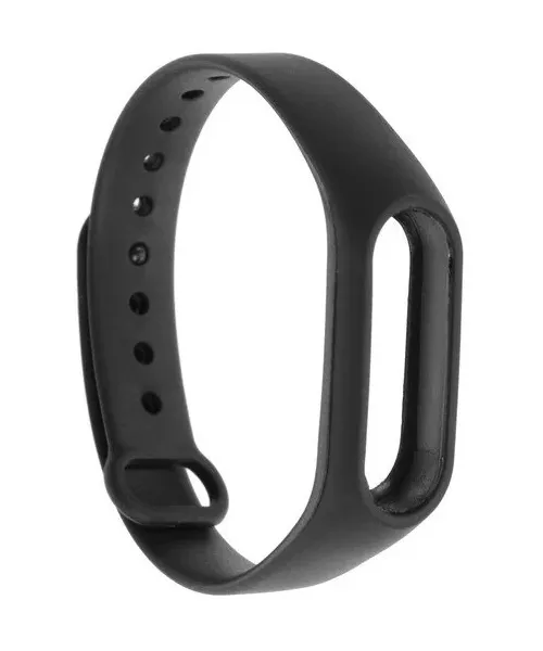 Ремешок для фитнес-браслета Mi Band 2 LuazON, черный