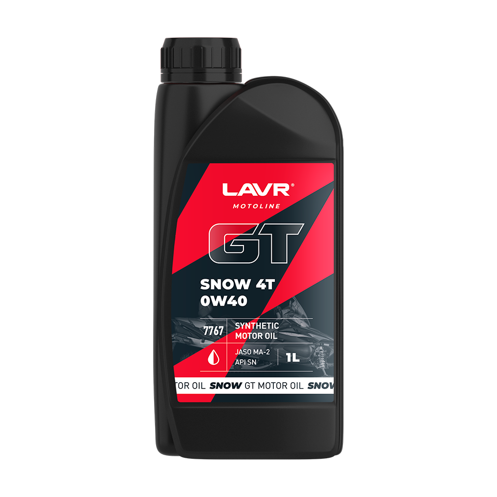 

Моторное масло LAVR MOTO GT Snow 4T 0W40 SN, Ln7767, 1 л, Ln7767