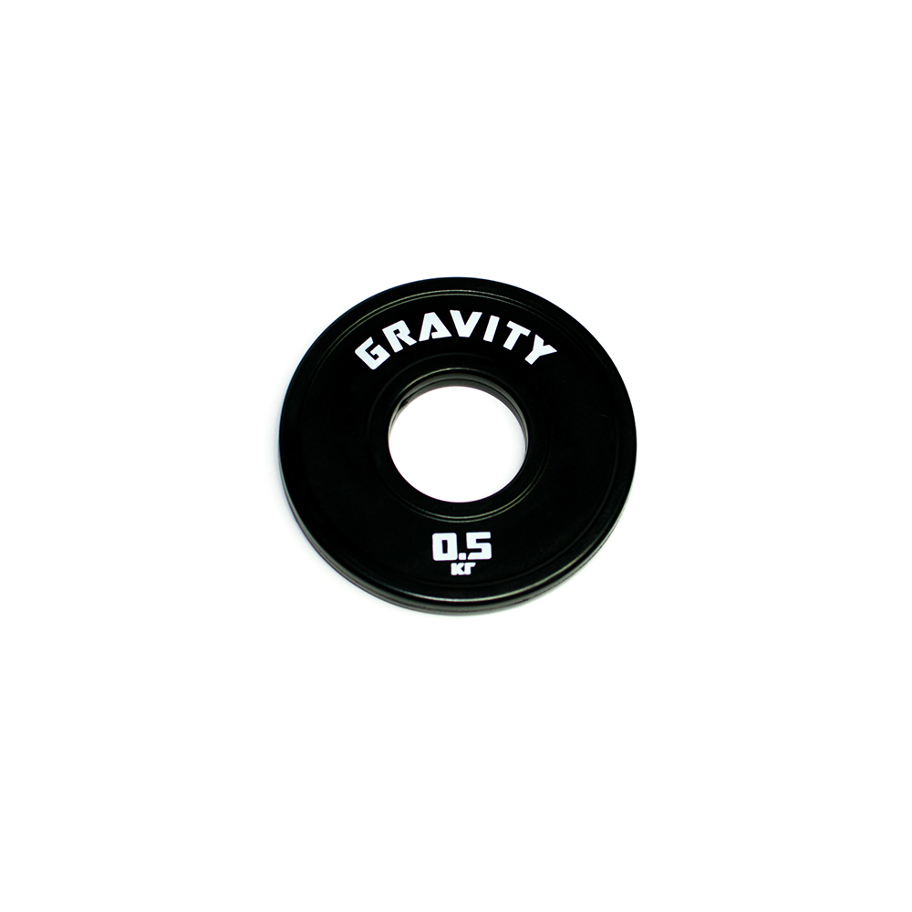 

Каучуковый диск Gravity, черный, белый лого, 0.5 кг, SL1131B