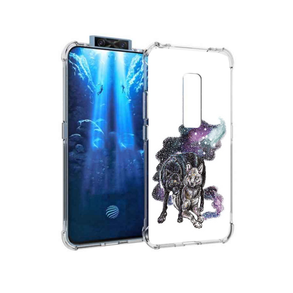 

Чехол MyPads Tocco для Vivo V17 Pro звездные волки (PT226965.387.352), Прозрачный, Tocco