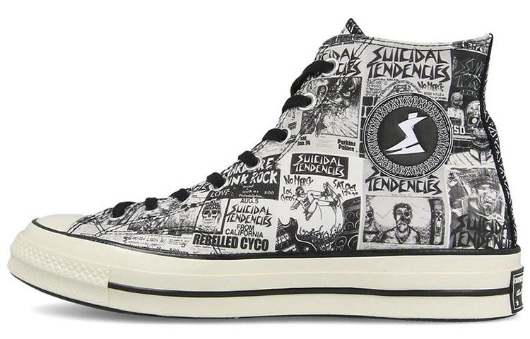 

Кеды унисекс Converse Suicidal Tendencies Chuck Taylor All Star1970s серые 46 EU, Серый, Suicidal Tendencies x Converse Chuck Taylor All Star1970s