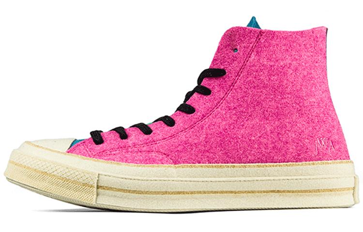 

Кеды унисекс Converse J.W.Anderson 1970s Hi Fuchsia Purple Island Green розовые 39.5 EU, Розовый, J.W.Anderson x Converse 1970s Hi Fuchsia Purple Island Green