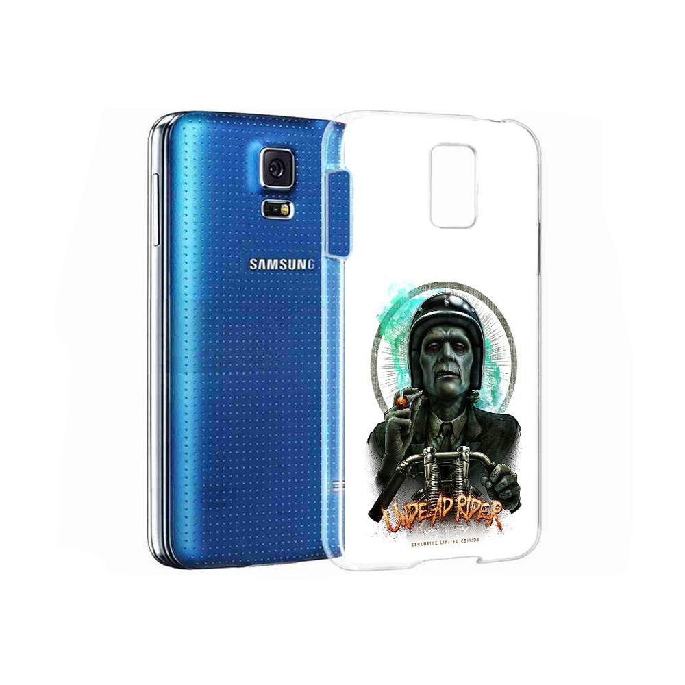 

Чехол MyPads Tocco для Samsung Galaxy S5 зеленый мужчина с сигаретой на мотоцикле, Прозрачный, Tocco