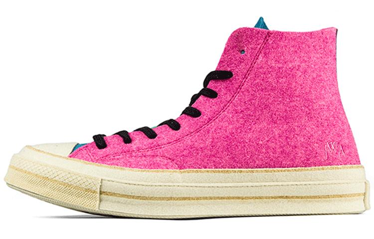 

Кеды унисекс Converse J.W.Anderson 1970s Hi Fuchsia Purple Island Green розовые 42.5 EU, Розовый, J.W.Anderson x Converse 1970s Hi Fuchsia Purple Island Green