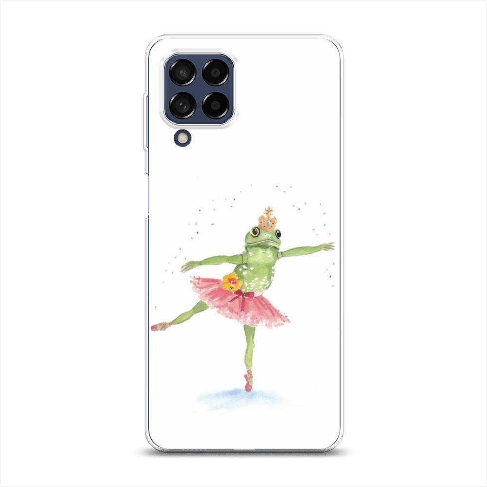 

Чехол на Samsung Galaxy M53 "Лягушка-балерина", Зеленый, 2105850-4