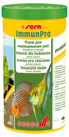 фото Корм для рыб sera immunpro, гранулы, 1 л