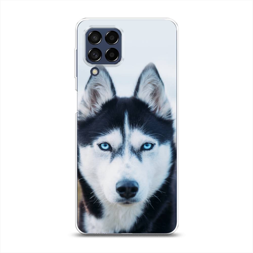 

Чехол на Samsung Galaxy M53 "Хаски 2", Синий;белый, 2105850-1