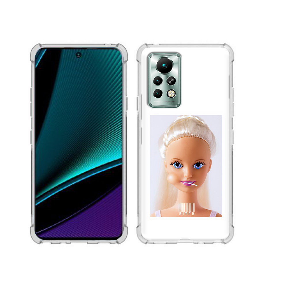 

Чехол MyPads Tocco для Infinix Note 11 Pro барби, Прозрачный, Tocco