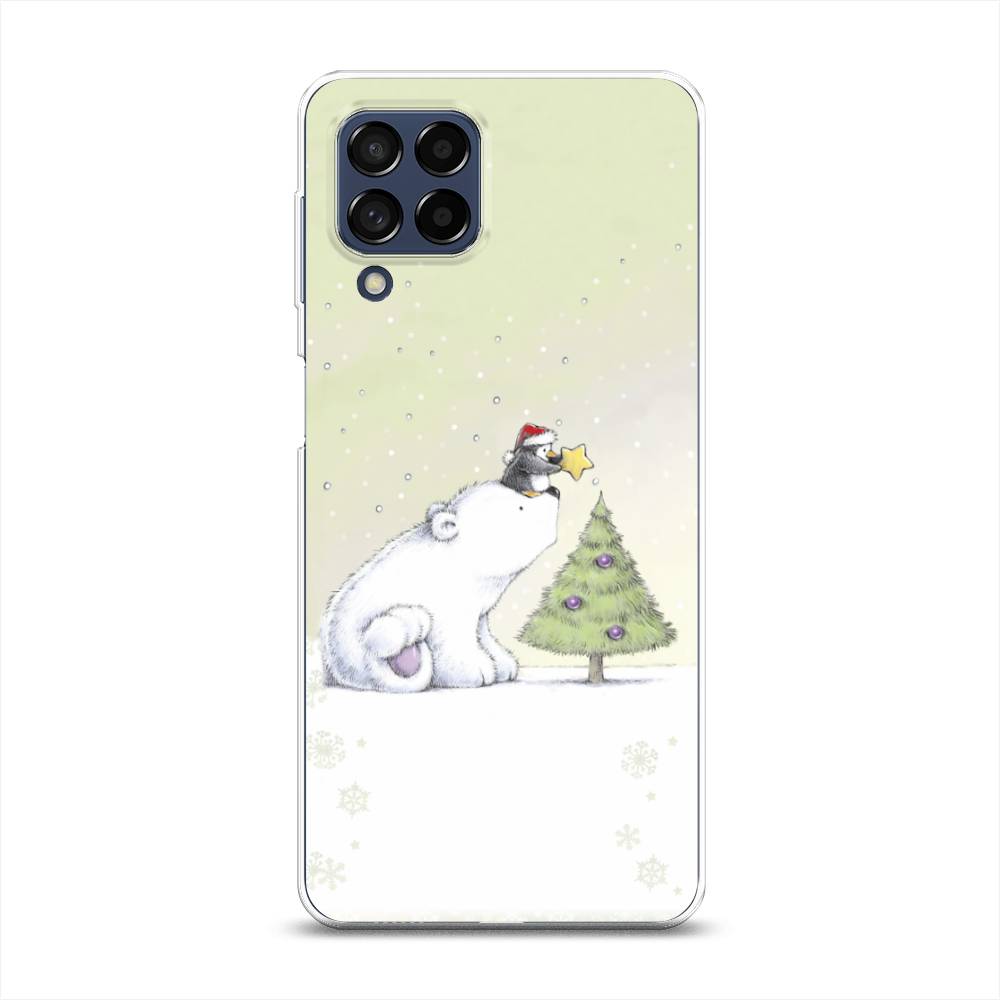 

Чехол на Samsung Galaxy M53 "Украшение елки", Белый;бежевый, 2105850-5