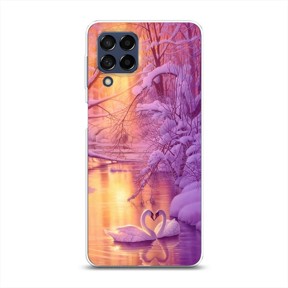 

Чехол на Samsung Galaxy M53 "Зима 1", Фиолетовый;желтый, 2105850-2