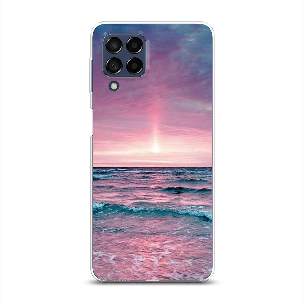 

Чехол на Samsung Galaxy M53 "Восход 3", Розовый;голубой, 2105850-2