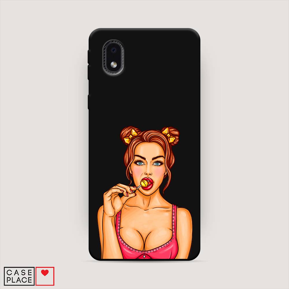 

Чехол Awog на Samsung Galaxy A01 Core / Самсунг A01 Core "Вкусный леденец", Бежевый;коричневый;розовый, 2101252-1