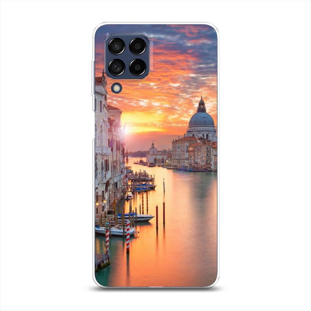

Чехол на Samsung Galaxy M53 "Восход 11", Розовый;оранжевый, 2105850-2