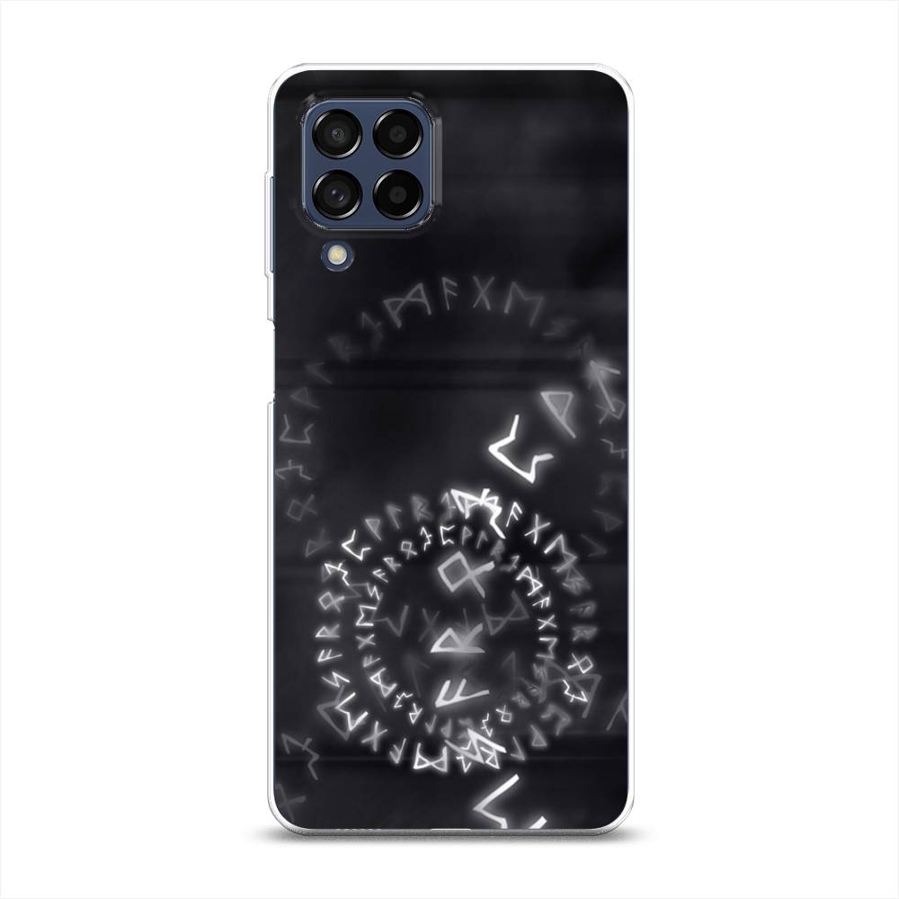 

Чехол на Samsung Galaxy M53 "Руны", Серый;черный, 2105850-3