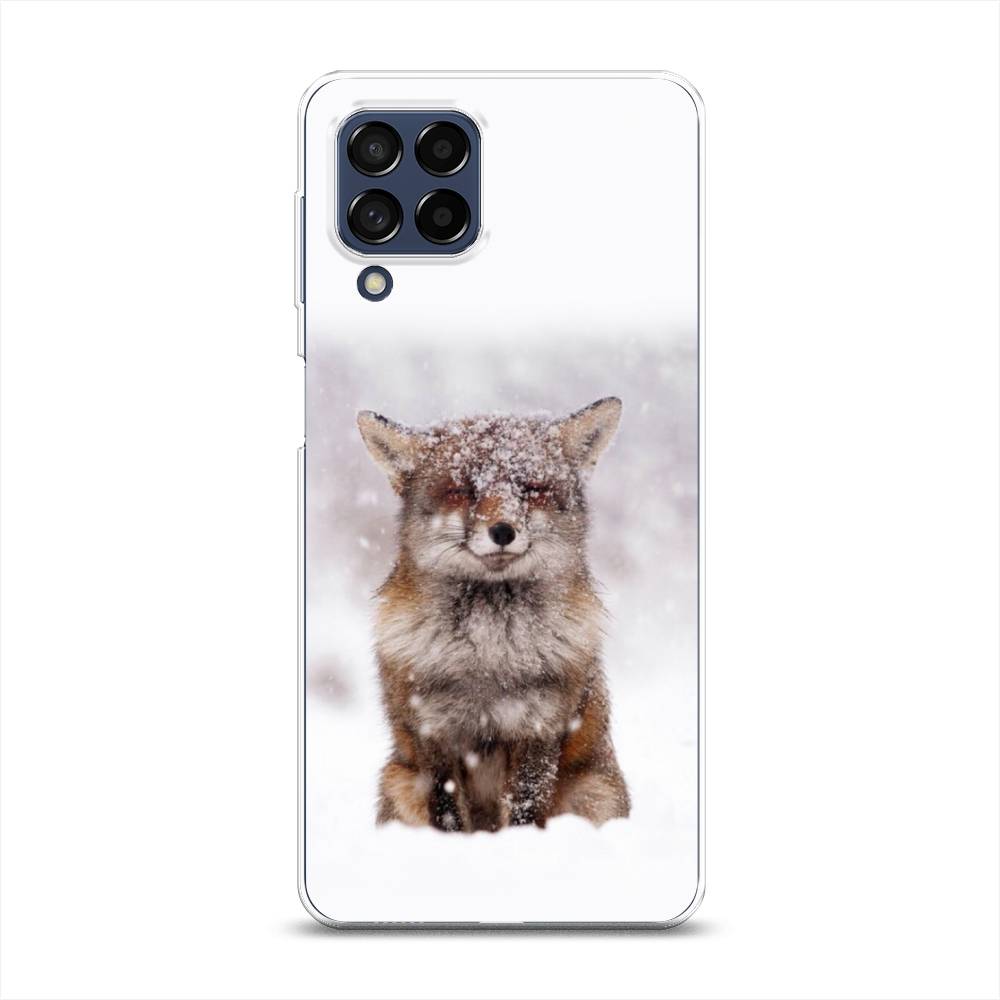 

Чехол на Samsung Galaxy M53 "Зимняя лиса", Белый;серый;коричневый, 2105850-1