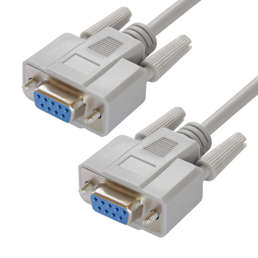 

Кабель GCR RS232-RS232 вилка-вилка 15м (GCR-50646), GCR-DB9CF