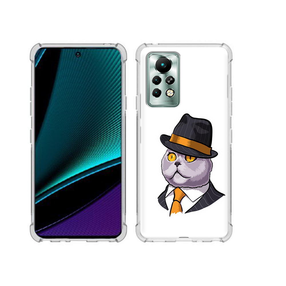 

Чехол MyPads Tocco для Infinix Note 11 Pro британец, Прозрачный, Tocco