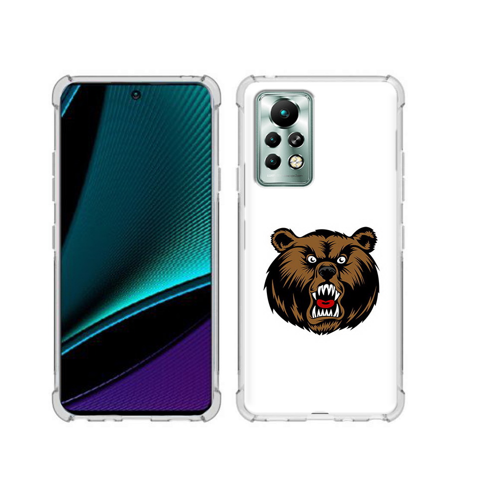 

Чехол MyPads Tocco для Infinix Note 11 Pro бурый, Прозрачный, Tocco