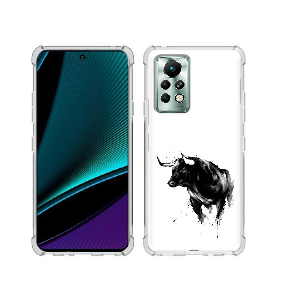 

Чехол MyPads Tocco для Infinix Note 11 Pro бык, Прозрачный, Tocco