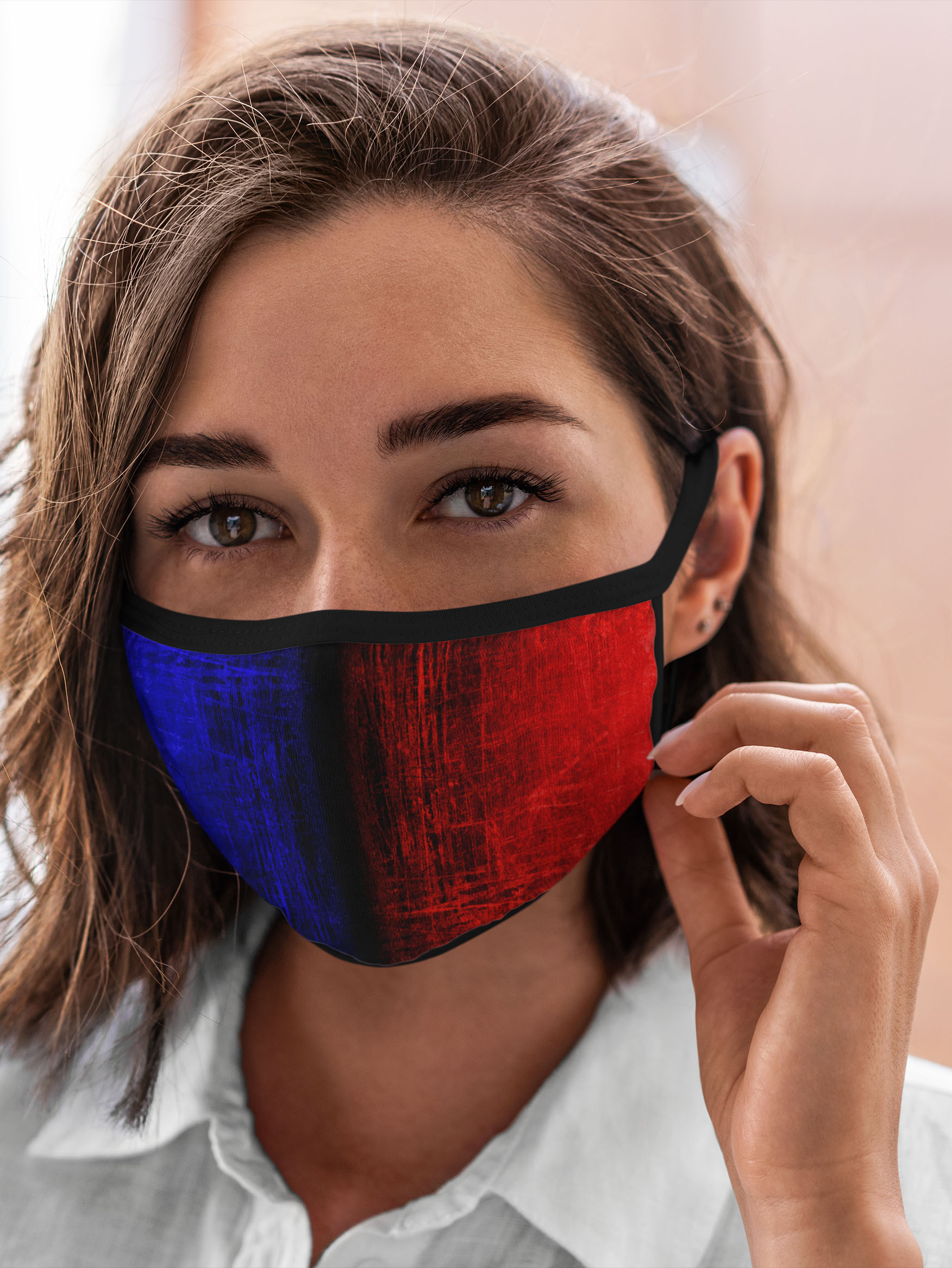 

Многоразовая маска унисекс Burnettie Текстуры Сине Красная Текстура, Разноцветный, Текстуры Сине Красная Текстура