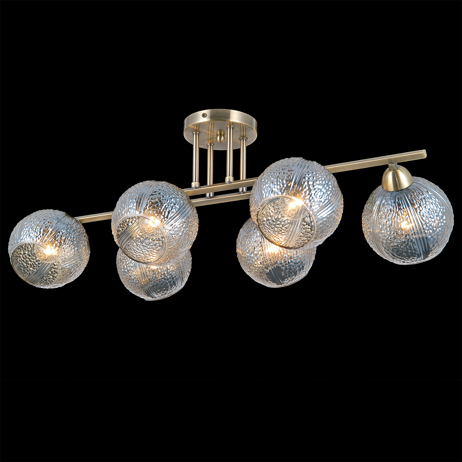 

Люстра потолочная illumico IL0702-6CSQ-24 AB ARIES