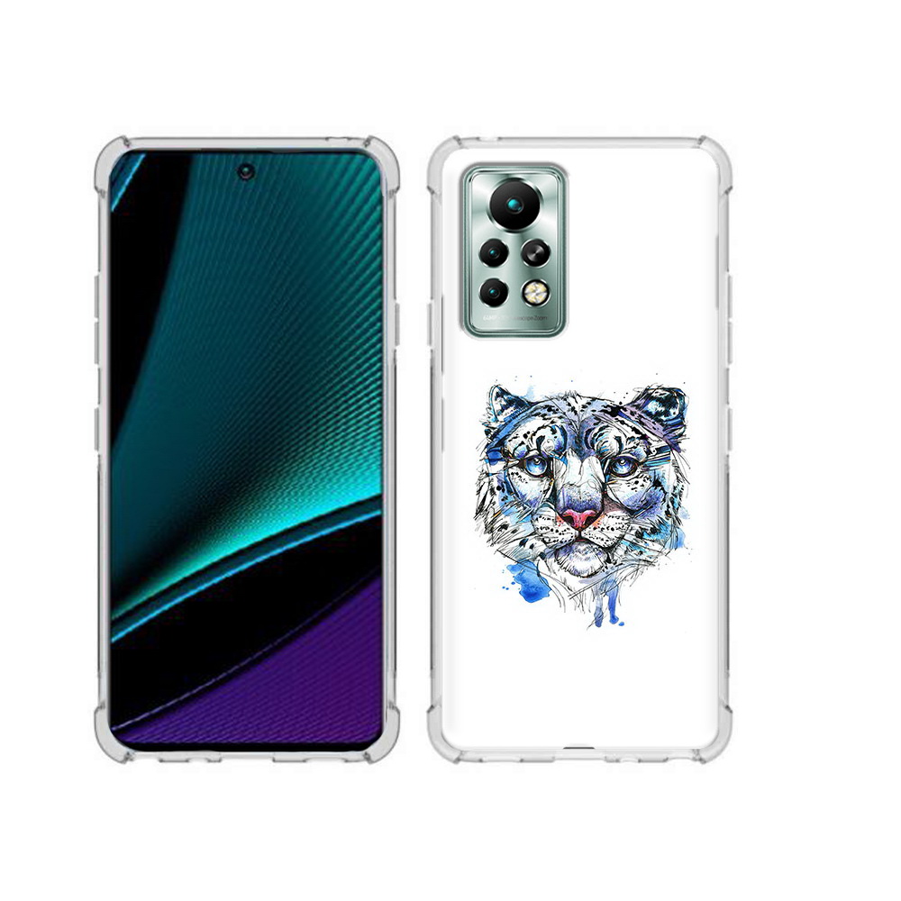 

Чехол MyPads Tocco для Infinix Note 11 Pro водяной тигр, Прозрачный, Tocco