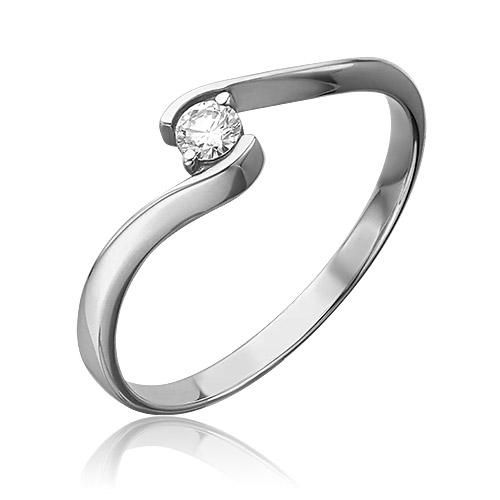 

Кольцо из золота р. , PLATINA jewelry 01-0691-00-101-1120-30, бриллиант, 01-0691-00-101-1120-30