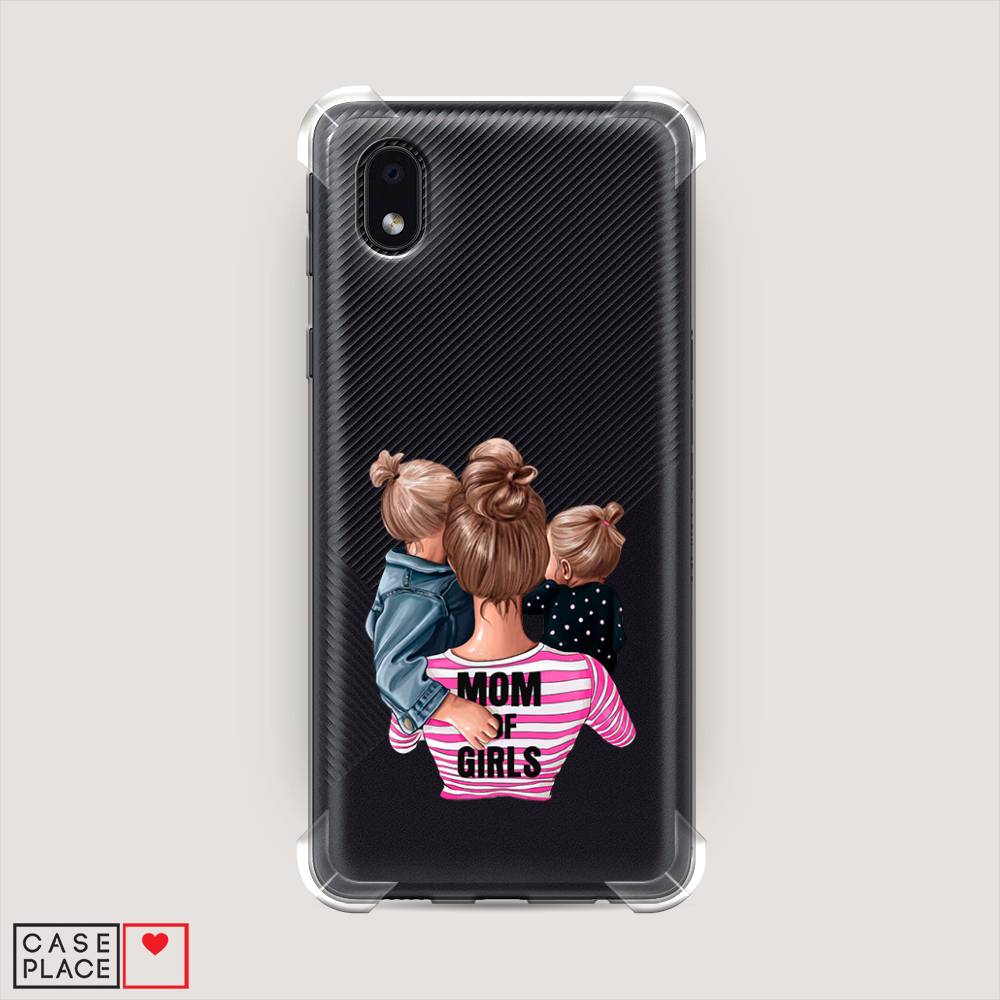 

Чехол Awog на Samsung Galaxy A01 Core / Самсунг A01 Core "Mom of Girls", Синий;розовый;черный, 2101251-1