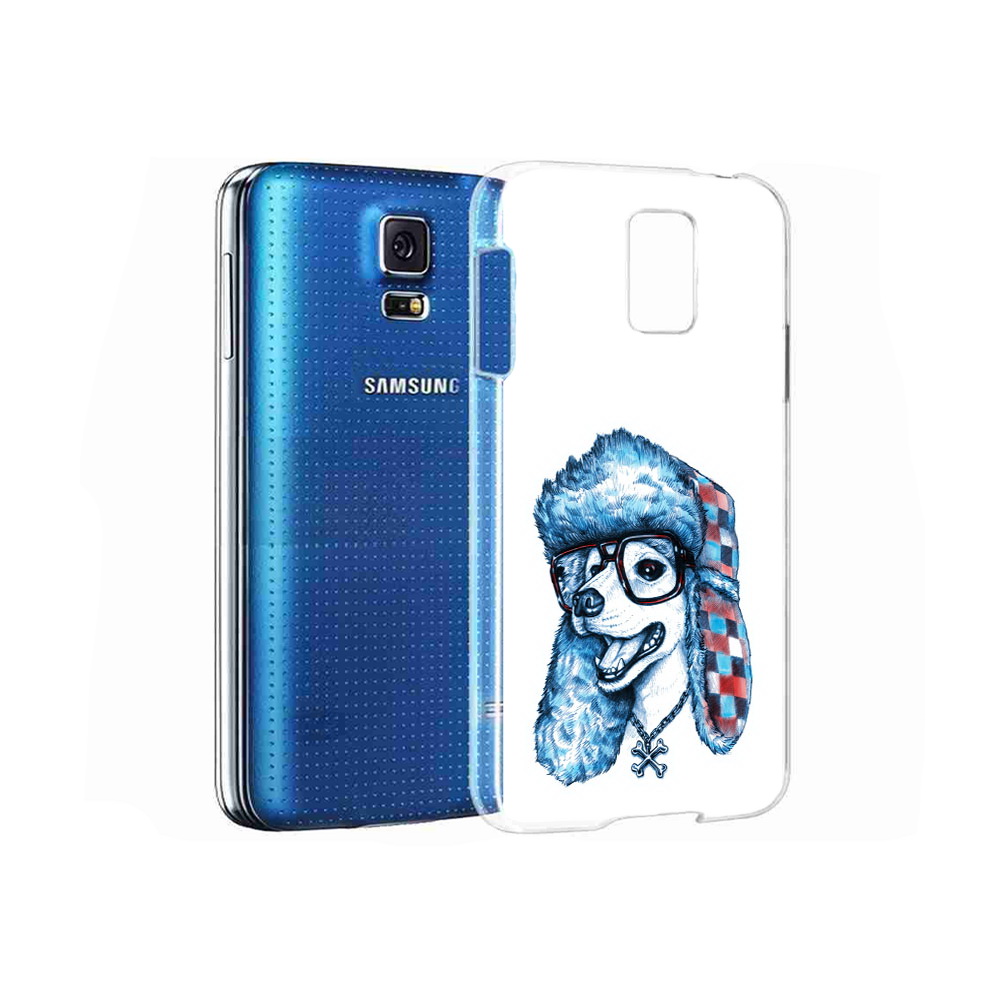 

Чехол MyPads Tocco для Samsung Galaxy S5 зимний пес (PT12196.512.362), Прозрачный, Tocco