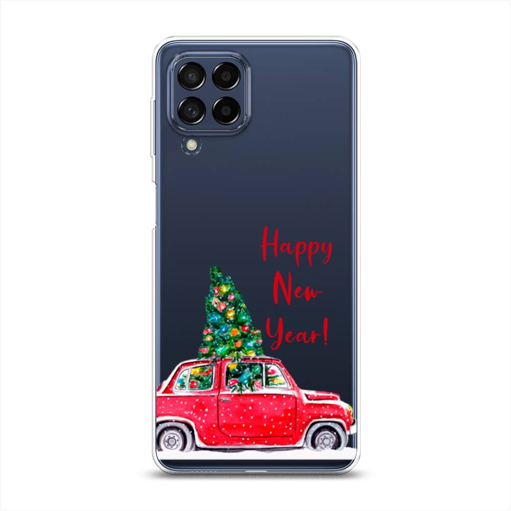 

Чехол на Samsung Galaxy M53 "Happy New Year", Красный;зеленый, 2105850-5