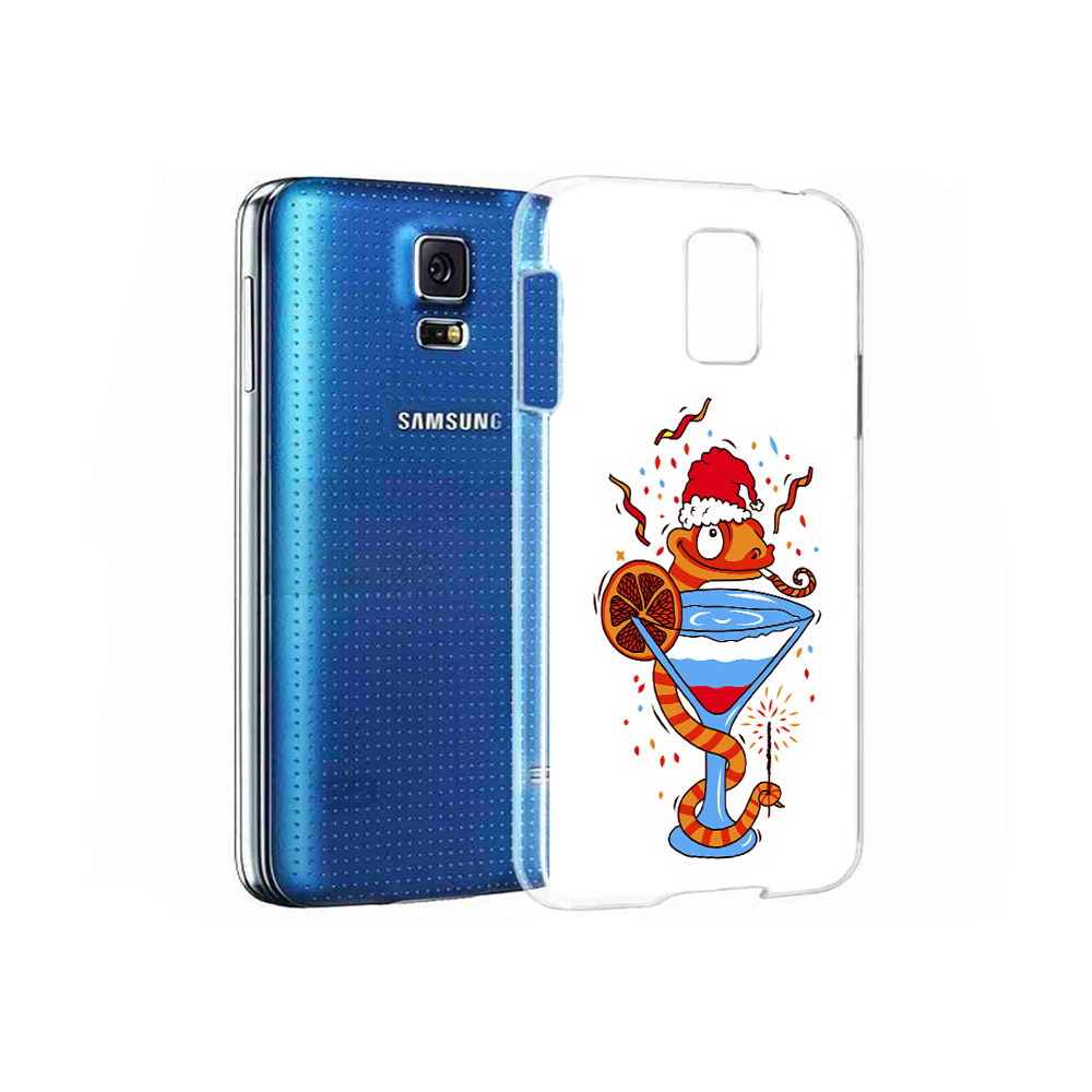 

Чехол MyPads Tocco для Samsung Galaxy S5 змейка (PT12196.512.364), Прозрачный, Tocco