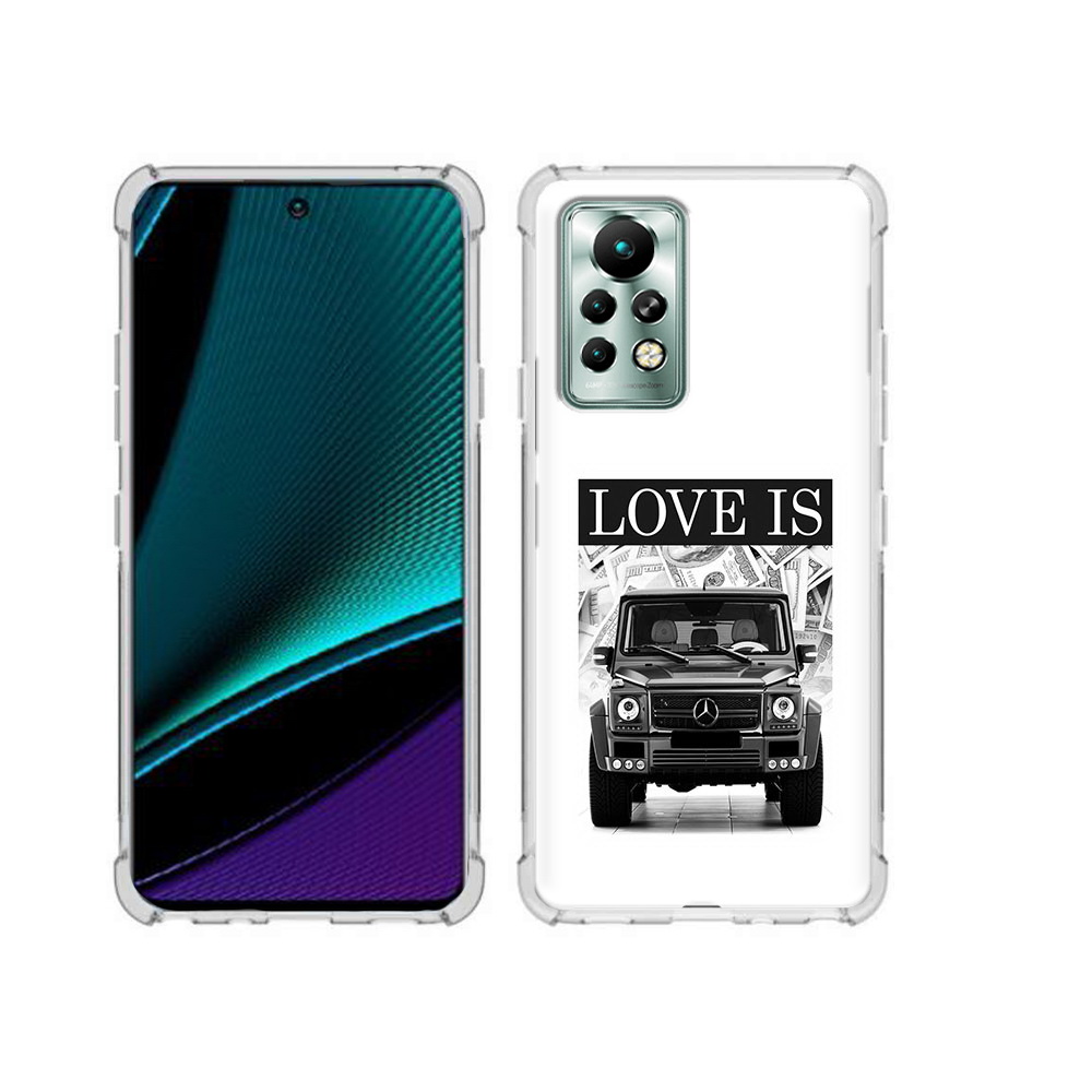 

Чехол MyPads Tocco для Infinix Note 11 Pro гелик, Прозрачный, Tocco