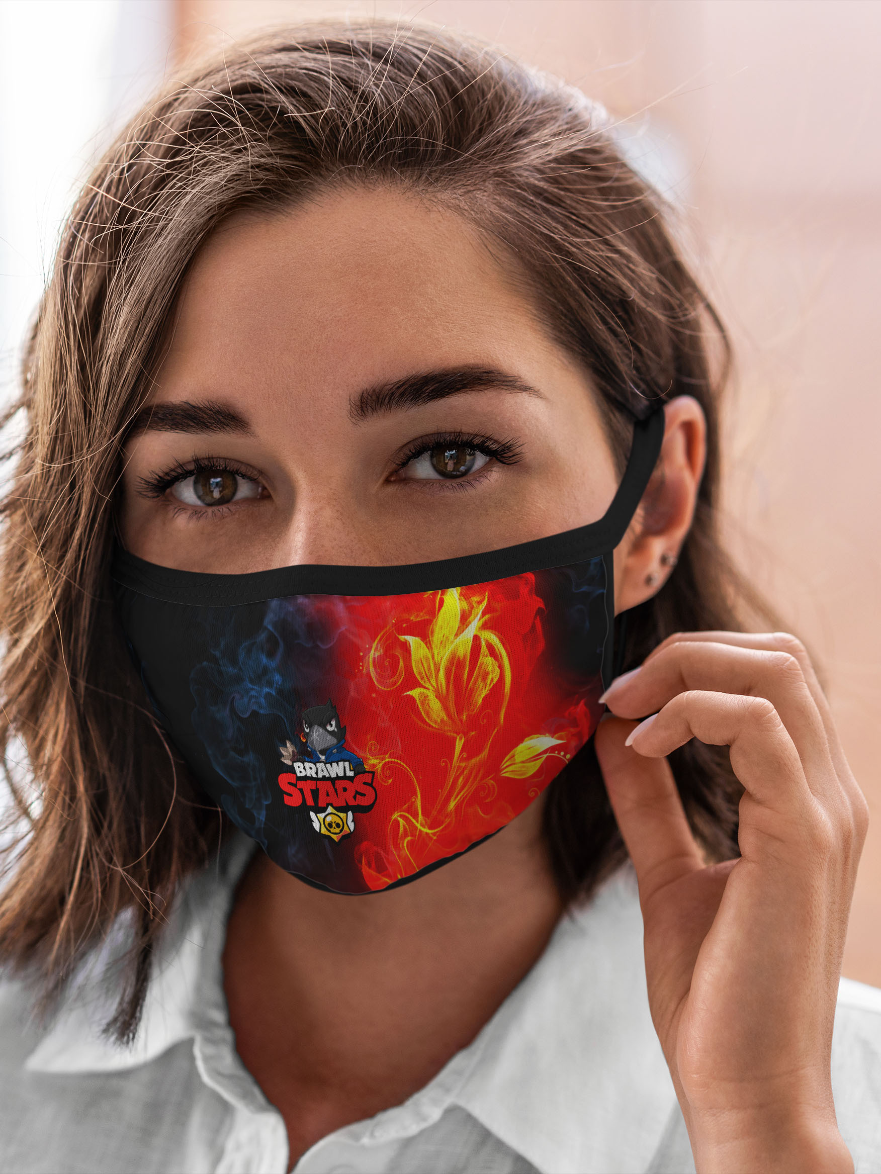 

Многоразовая маска унисекс Burnettie Brawl Stars Crow, Разноцветный, Brawl Stars Crow