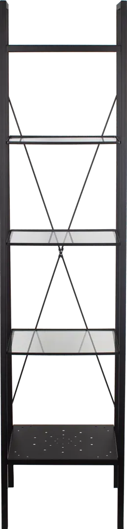 

Стеллаж Март Ferro 40x35x170 см цвет чёрный муар, Черный