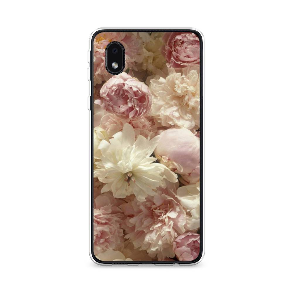 

Чехол Awog на Samsung Galaxy A01 Core / Самсунг A01 Core "Пионы светлые", Бежевый;коричневый, 2101250-8