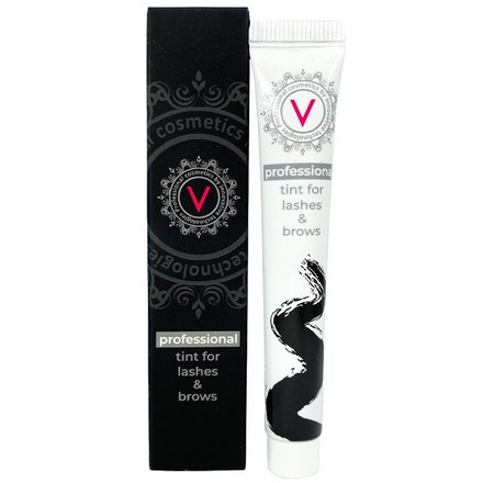 

Краска для ресниц и бровей, VELVET, Professional Tint, темно-коричневая