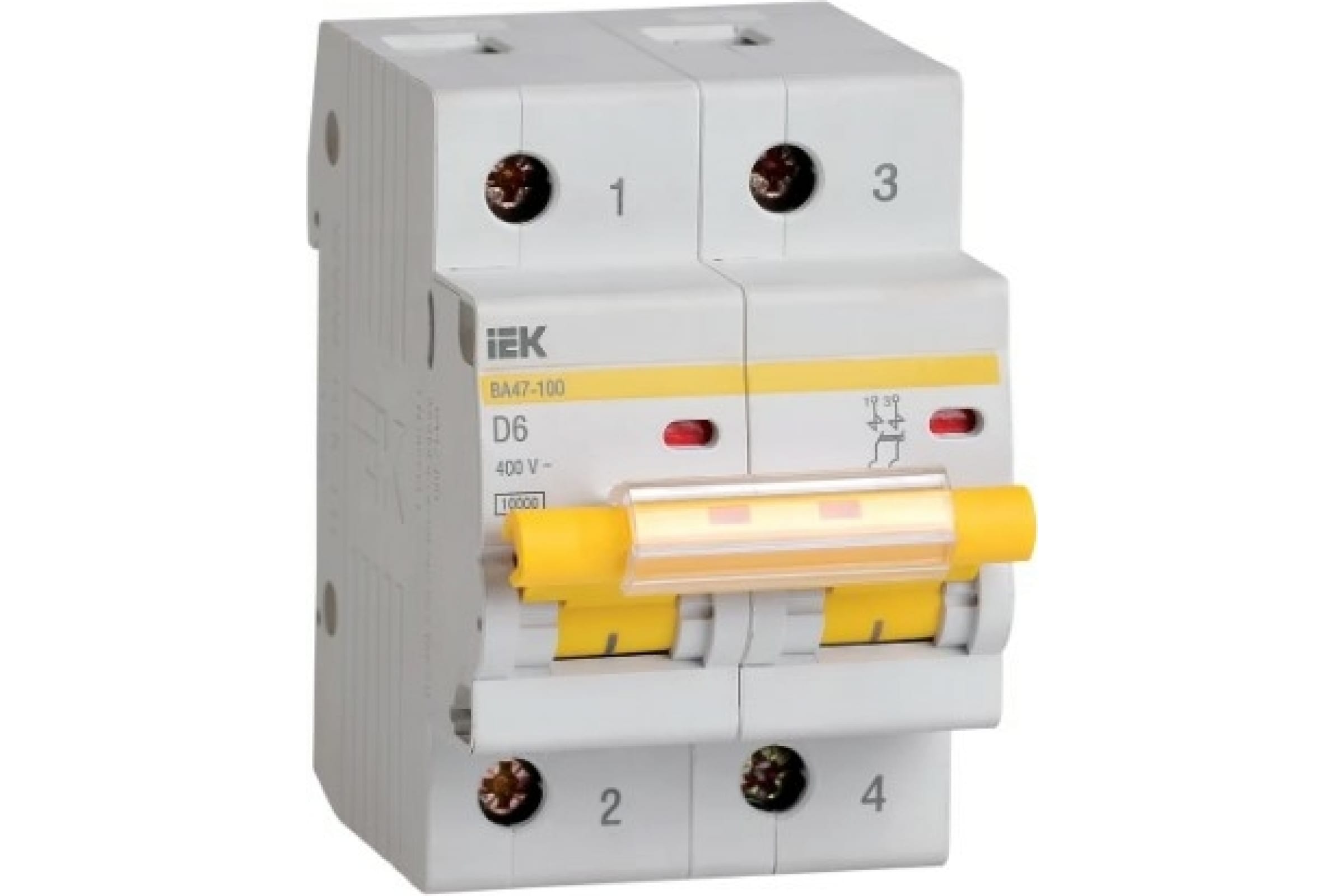

IEK Авт. выкл. ВА47-100 2P 6А 10кА х-ка D MVA40-2-006-D