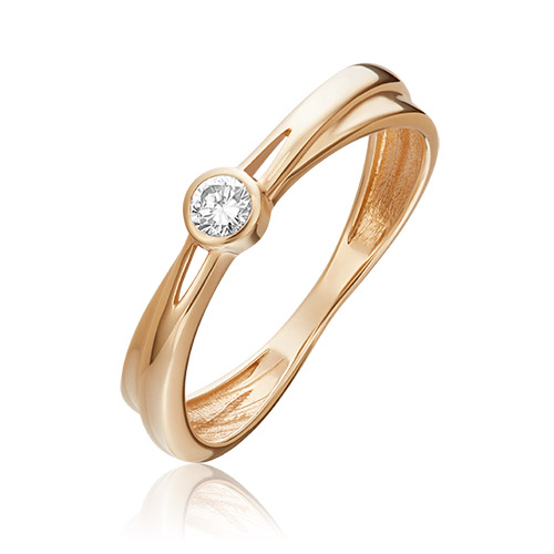 

Кольцо из золота р. , PLATINA jewelry 01-0747-00-101-1110-30, бриллиант, 01-0747-00-101-1110-30