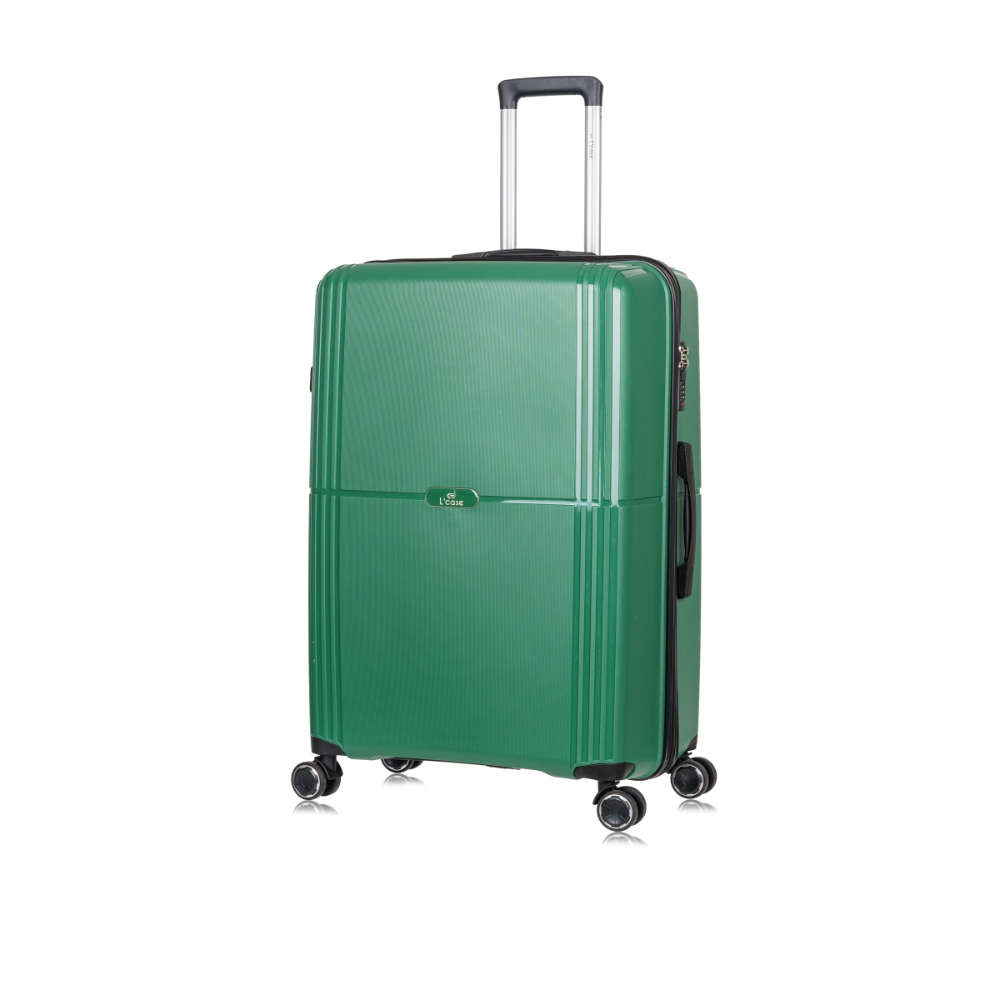 

Чемодан унисекс L'Case Colombo темно-зеленый, 78x52x32 см, Colombo