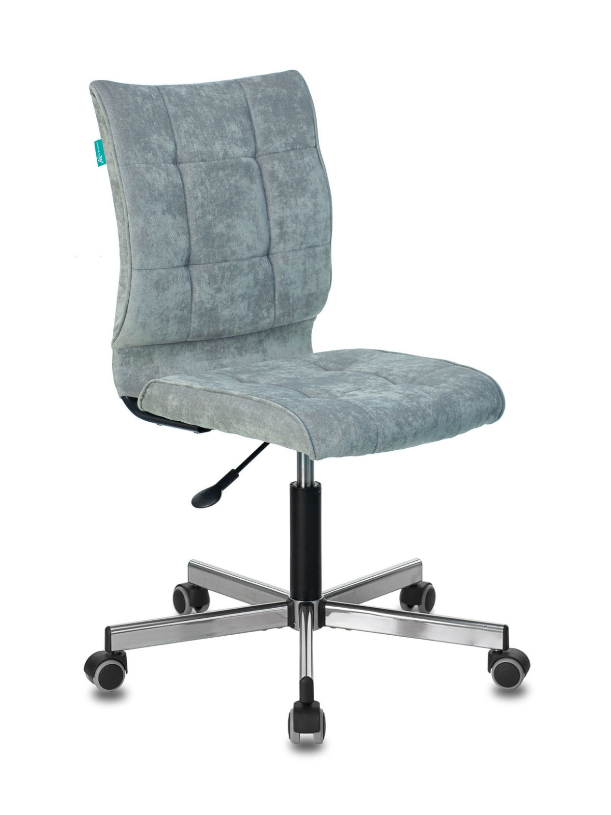 фото Офисное кресло бюрократ ch-330m эко.кожа серо-голубой