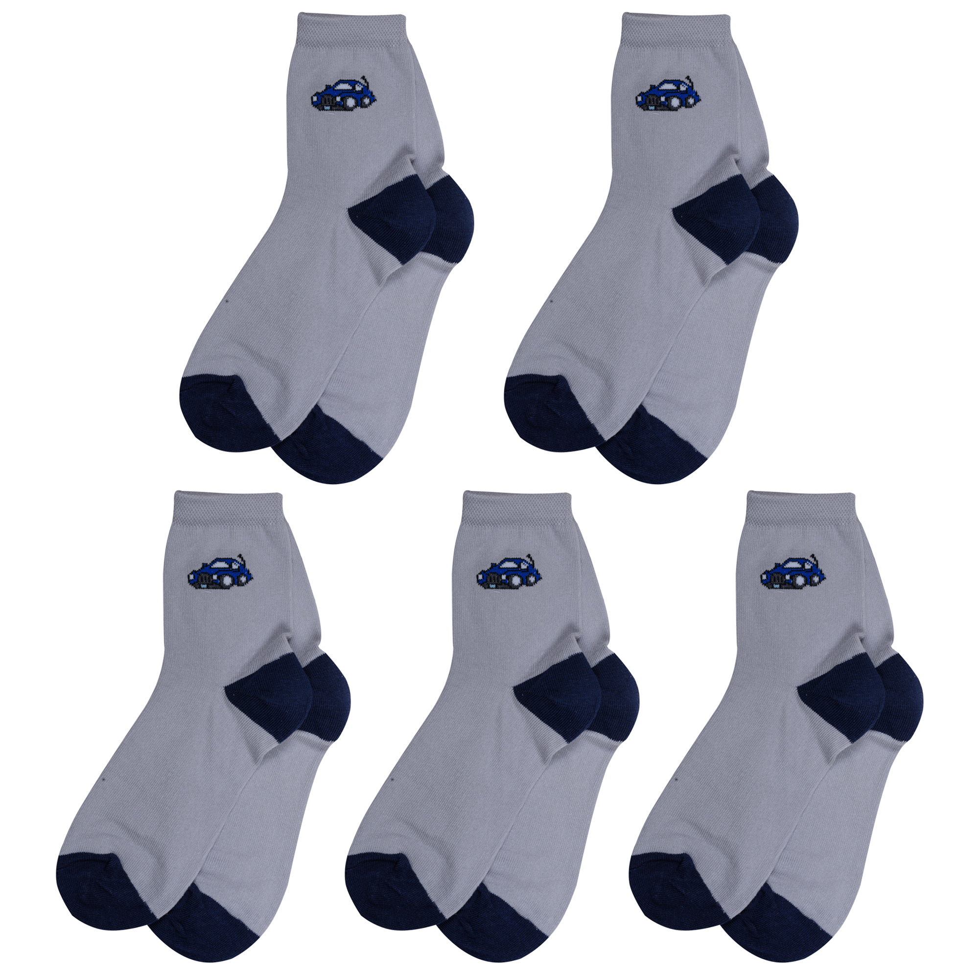 

Носки детские Борисоглебский трикотаж 5-8С67 цв. серый; синий р. 22-24, 5-8С67