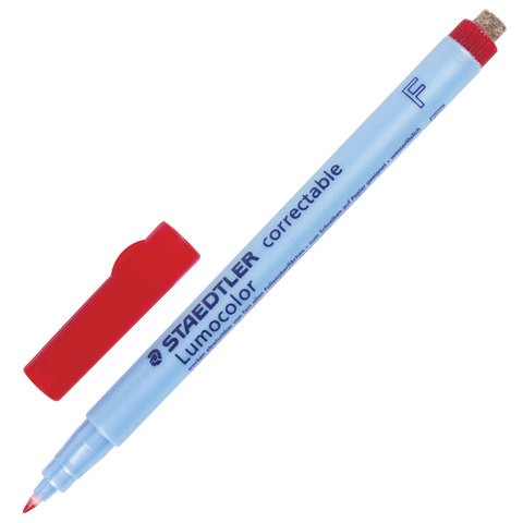 

Маркер универсальный STAEDTLER 305 F-2, со стирателем, красный, 0.6 мм