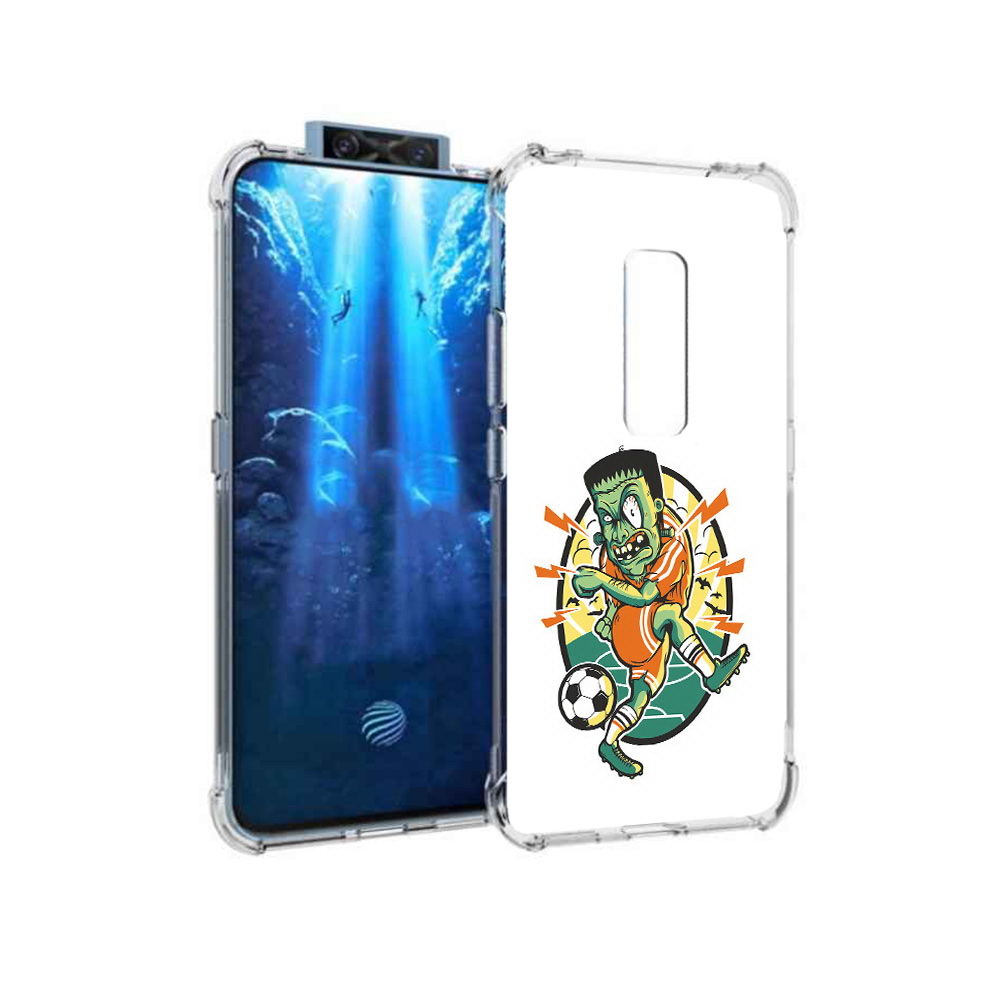 

Чехол MyPads Tocco для Vivo V17 Pro зомби футболист (PT226965.387.368), Прозрачный, Tocco