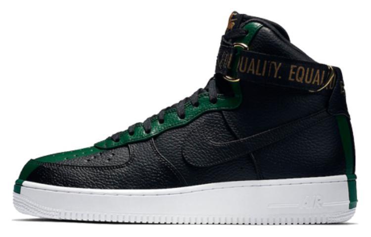 

Кеды унисекс Nike Air Force 1 Black History Month (2018) BHM черные 42.5 EU, Черный, Air Force 1 Black History Month (2018) BHM