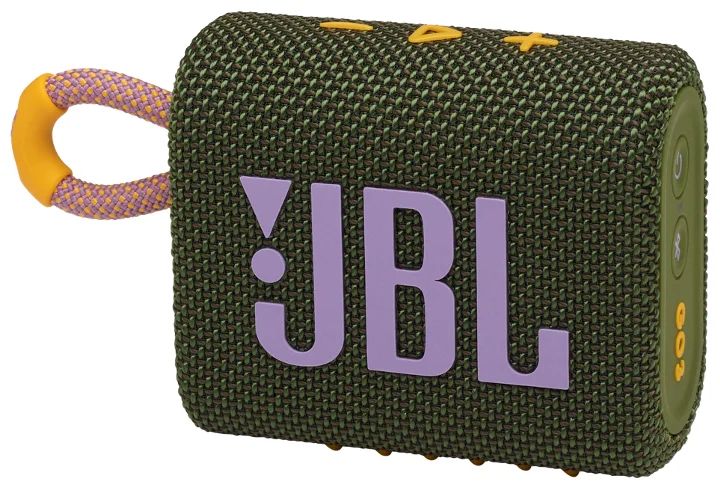 фото Портативная колонка jbl go 3 green (1890389)