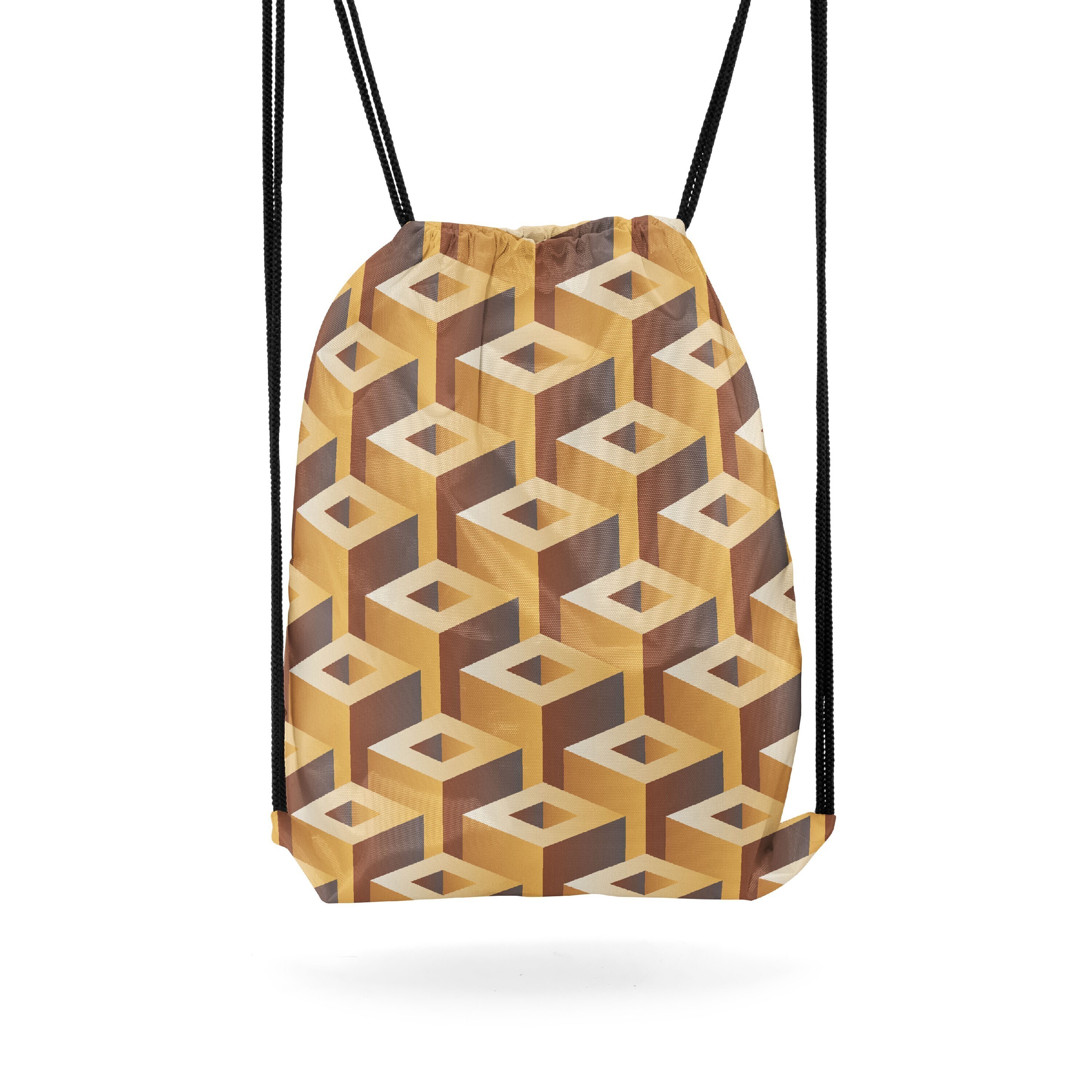 

Мешок-рюкзак для сменной обуви Burnettie GeometricArchitecturalPattern06, Бежевый