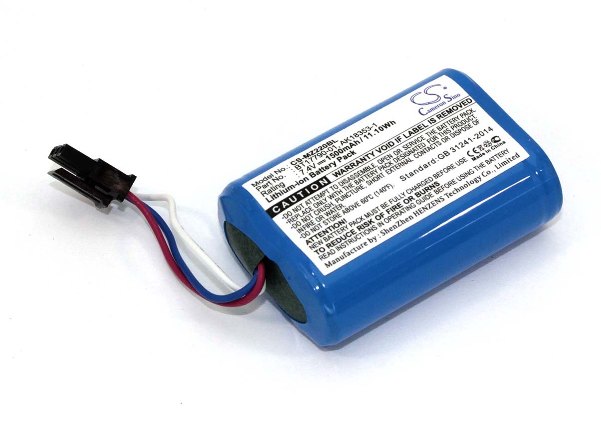 Аккумуляторная батарея CS-MZ220BL для термопринтера Zebra MZ220 7.4V 1500 mAh Li-ion